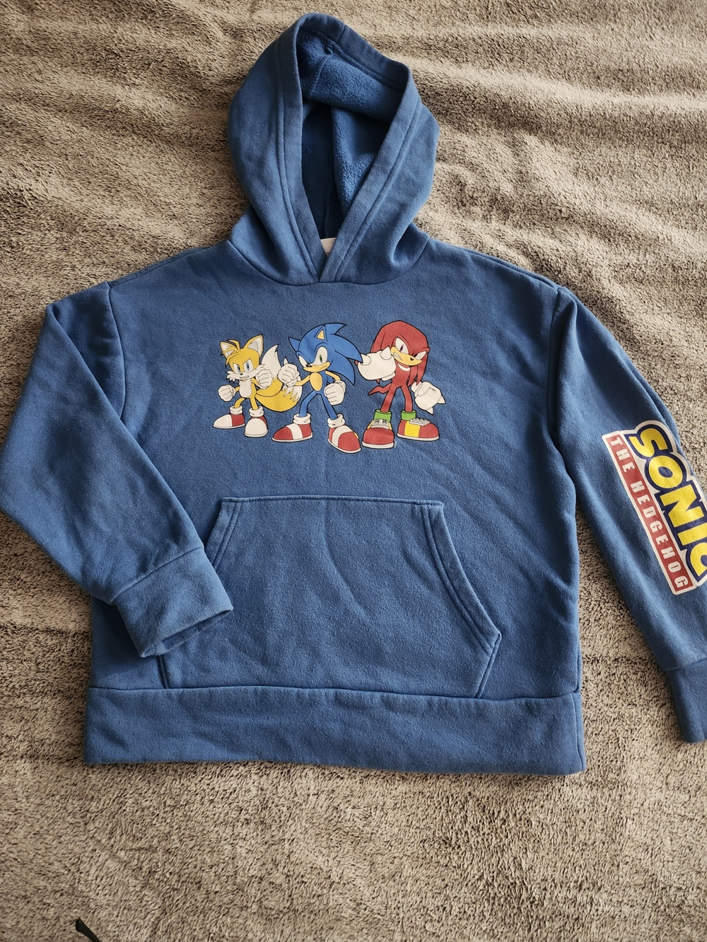 Sonic The Hedgehog Bkue Hoodie Opd Navy - Medium 8